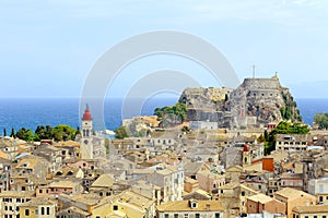 City of Kerkyra, aerial view