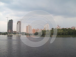The city of Kiev the capital of Ukraine architecture