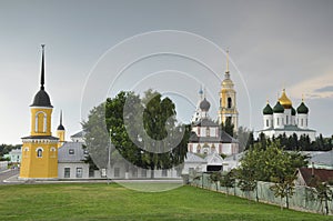 City of Kolomna Russia Moscow region. Travel through ancient cities. Kremlin, history, monastery, beauty, Orthodoxy