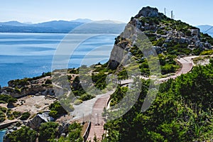 The city of Korinthos is located in Greece. It is a very beautiful city for holidays