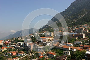 The city of Kruje, Albania