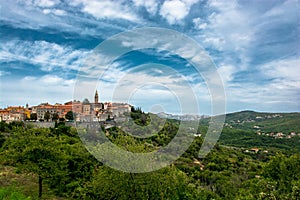 City of Labin in Istria in Croatia