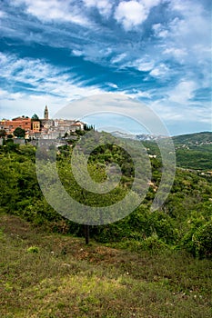 City of Labin in Istria in Croatia