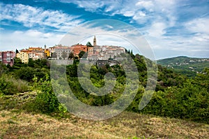 City of Labin in Istria in Croatia