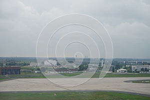 City landscape from a bird`s eye view. Berlin