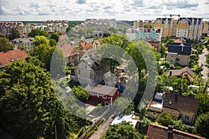 City landscape in Zelenogradsk, Kaliningrad region, Russia