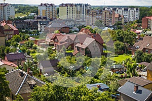 City landscape in Zelenogradsk, Kaliningrad region, Russia