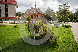 City landscape in Zelenogradsk, Kaliningrad region, Russia