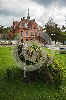 City landscape in Zelenogradsk, Kaliningrad region, Russia