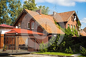 City landscape in Zelenogradsk, Kaliningrad region, Russia