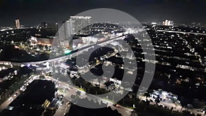 City light night skycraper