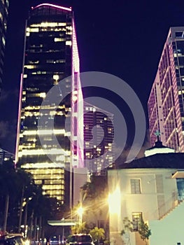 City lights at nite photo