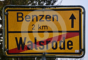 City Limit of the Town Walsrode, Lower Saxony