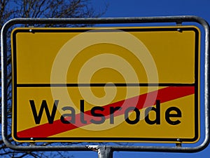 City Limit of Walsrode, Lower Saxony