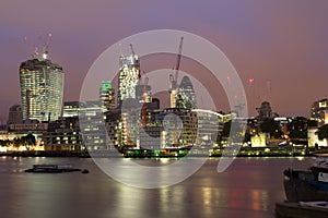 City of London cityscape