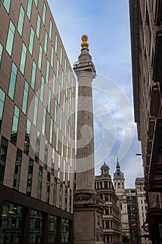 City of London, financial center, bridges, buildings, and views from the sky in the United Kingd