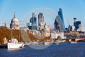 City of London seen from Waterloo Bridge