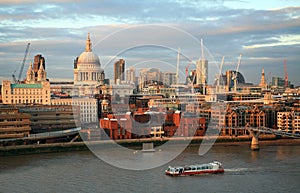 City of London skyline from Bankside photo