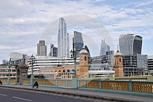 City of London skyline from Southwark Bridge