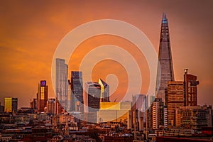 City of London Sunset Panorama