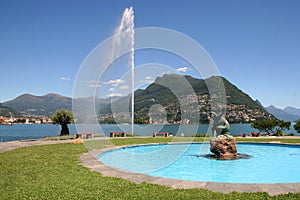 City of lugano, switzerland