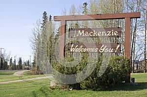 City of Mackenzie Welcomes You Sign