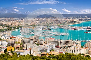 City in Majorca Balearic island photo