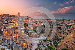 City of Matera, Italy.