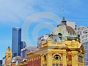 The city Melbourne in Australia