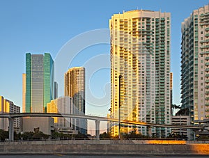 City of Miami Florida downtown buildings
