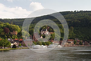 City of Miltenberg at the Main river