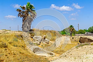 City moat crusader era, in Apollonia