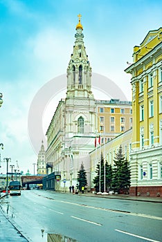 City the Moscow .the Cathedral of Christ the Savior, Russia.