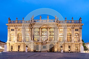 City Museum in Palazzo Madama, Turin, Italy photo