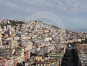 Panoramic view of Naples
