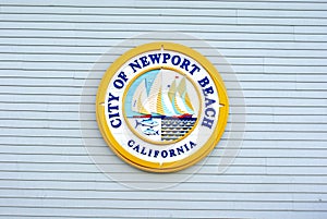 City of Newport Beach California Emblem