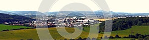 City of Nova Dubnica, Slovakia panorama view.