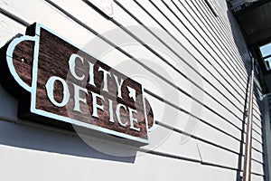 City Office Sign