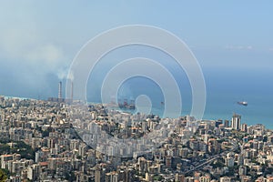 City of Kaslik on the mediterranee, Lebanon photo