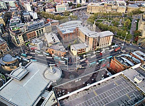 City with old architecture in liverpool