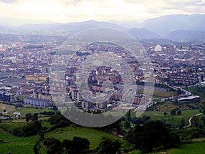 City of Oviedo in Asturias. Spain.