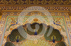 City Palace Jaipur Peacock Doors