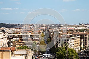 City panorama of Rome