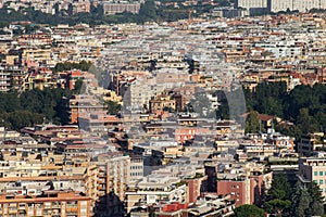 City panorama of Rome