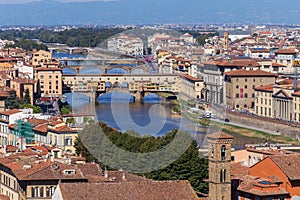 City panorama of Rome