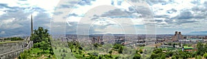 city panorama in yerevan capital of armenia