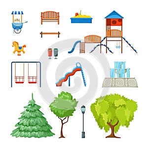 City Park Icon Set