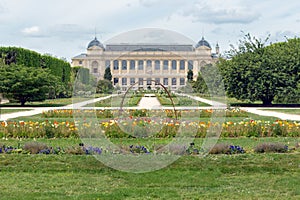 City park Jardin des Plants with natural history museum in Paris photo