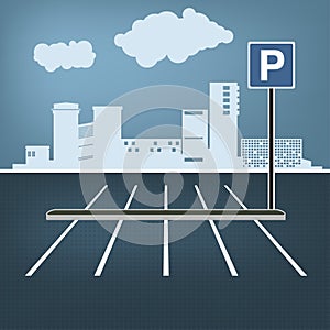 City parking image