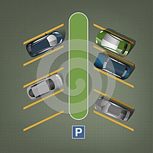 City parking image